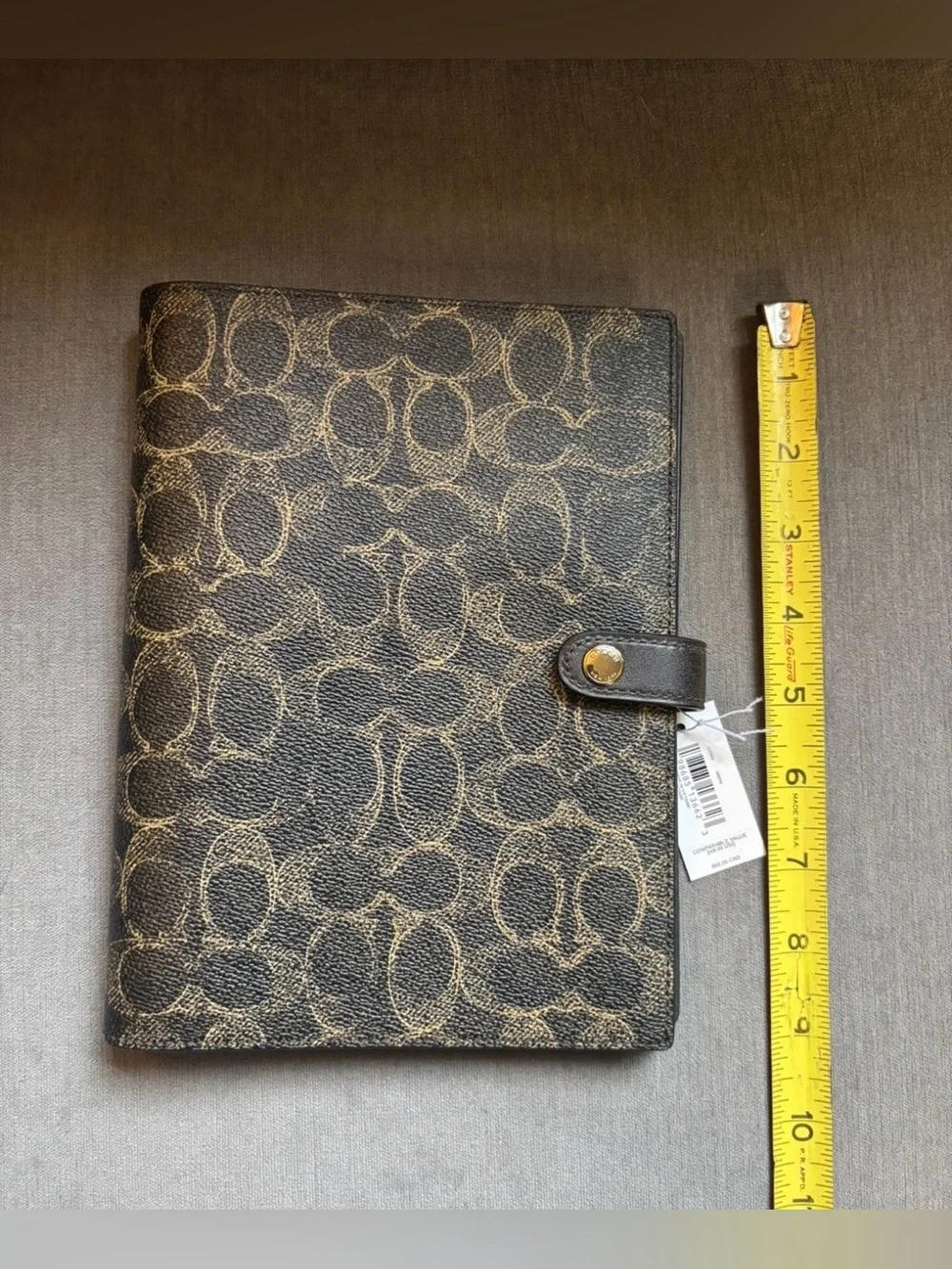 Coach authentic notebook